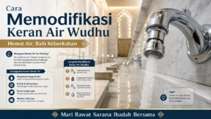 cara memodifikasi keran air wudhu