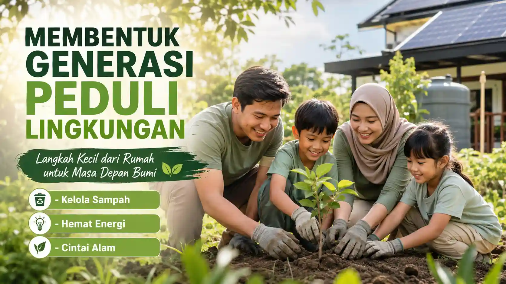 Membentuk Generasi Peduli Lingkungan